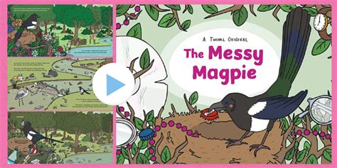 the messy magpie story